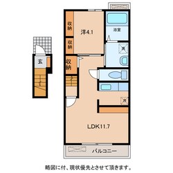 キルシェの物件間取画像